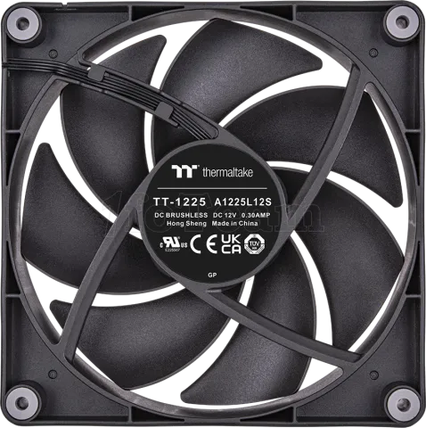 Photo de Lot de 2 Ventilateurs de boitier Thermaltake CT - 12cm (Noir)