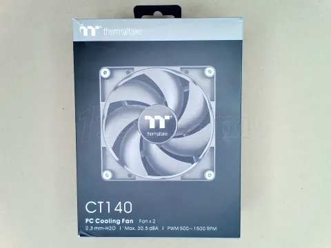 Photo de Lot de 2 Ventilateurs de boitier Thermaltake CT - 14cm (Noir) - ID 223855