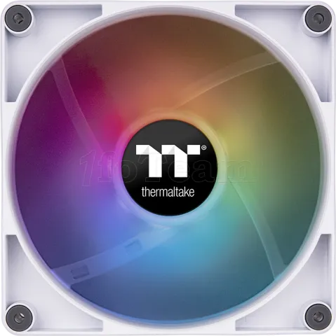 Photo de Lot de 2 Ventilateurs de boitier Thermaltake CT RGB - 12cm (Blanc)