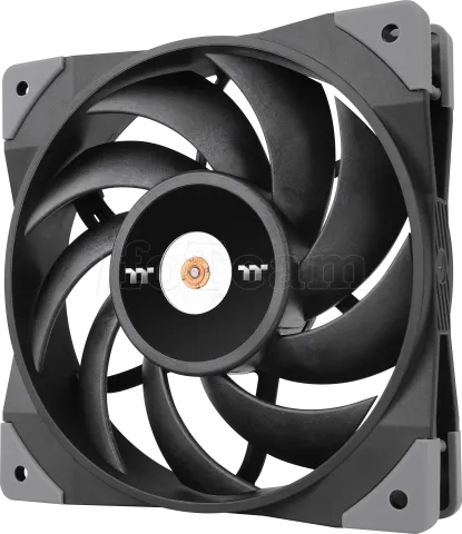 Photo de Lot de 2 Ventilateurs de boitier Thermaltake ToughFan - 12cm (Noir)
