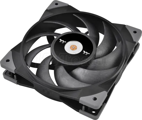 Photo de Lot de 2 Ventilateurs de boitier Thermaltake ToughFan - 12cm (Noir)
