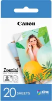 Photo de Lot de 20 feuilles Papier Photo Canon Z-Ink Zoemini 5x7,6cm