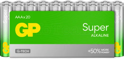 Photo de Lot de 20 piles Alcaline GP Batteries Super type AAA (LR3) 1,5V