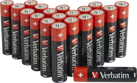 Photo de Lot de 20 piles Alcaline Verbatim Premium type AA (LR6) 1,5V