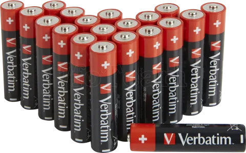 Photo de Lot de 20 piles Alcaline Verbatim Premium type AAA (LR03) 1,5V