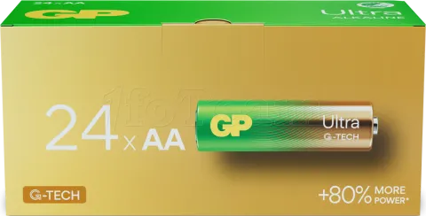 Photo de Lot de 24 piles Alcaline GP Batteries Ultra type AA (LR6) 1,5V