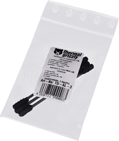 Photo de Lot de 3 Applicateurs Thermal Grizzly pour pâte thermique