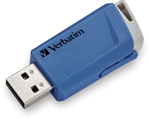 Photo de Lot de 3 Clés USB 3.2 Verbatim Store'N'Click - 16Go (Rouge/Bleu/Jaune)