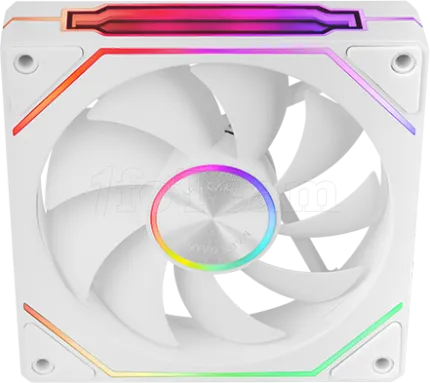 Photo de Lot de 3 Ventilateurs boitier Mars Gaming MF-LinkFinity 2 RGB - 12cm (Blanc)