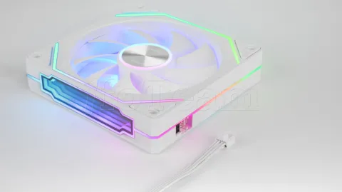 Photo de Lot de 3 Ventilateurs boitier Mars Gaming MF-LinkFinity 2 RGB - 12cm (Blanc)