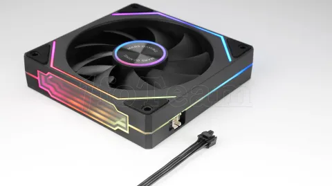 Photo de Lot de 3 Ventilateurs boitier Mars Gaming MF-LinkFinity 2 RGB - 12cm (Noir)