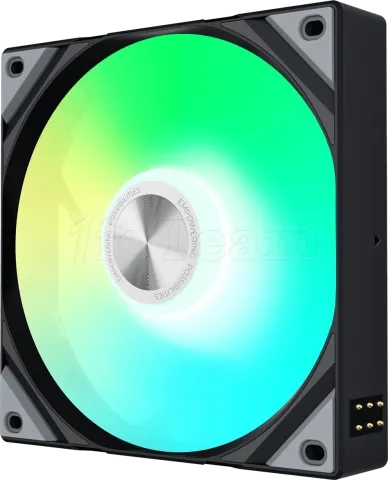 Photo de Lot de 3 Ventilateurs boitier Tryx Rota SL RGB - 12cm (Noir)