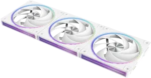 Photo de Lot de 3 Ventilateurs boitier Zalman ZM-DF120 aRGB - 12cm (Blanc)