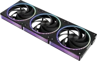 Photo de Lot de 3 Ventilateurs boitier Zalman ZM-DF120 aRGB - 12cm (Noir)