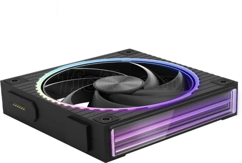 Photo de Lot de 3 Ventilateurs boitier Zalman ZM-DF120 aRGB - 12cm (Noir)