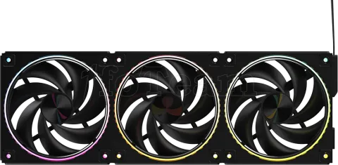 Photo de Lot de 3 Ventilateurs boitier Zalman ZM-DF120 RGB - 12cm (Noir)