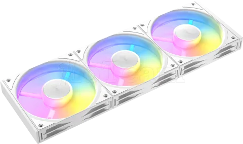 Photo de Lot de 3 Ventilateurs de boitier Antec Connect Reverse - 12cm (Blanc)