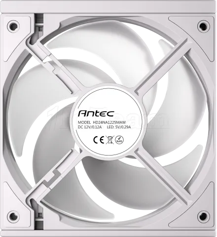 Photo de Lot de 3 Ventilateurs de boitier Antec Connect Reverse - 12cm (Blanc)