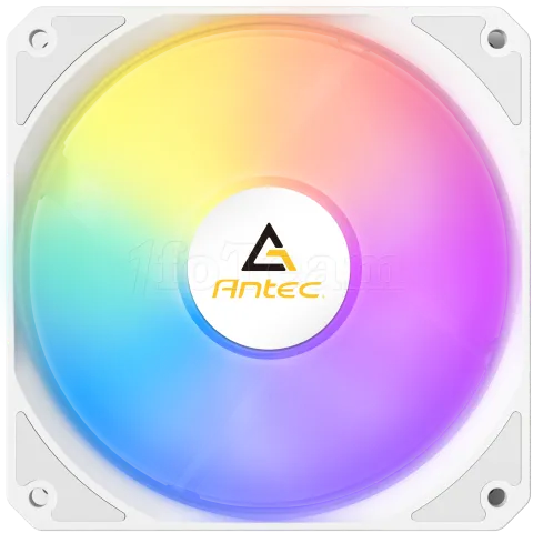 Photo de Lot de 3 Ventilateurs de boitier Antec P12 RGB - 12cm (Blanc)