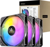 Photo de 3x Antec P12 aRGB Noir
