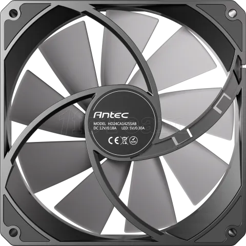 Photo de Lot de 3 Ventilateurs de boitier Antec P14 RGB - 14cm (Noir)