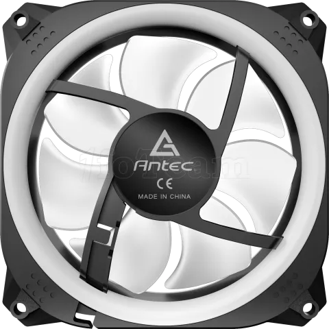 Photo de Lot de 3 Ventilateurs de boitier Antec Prizm X 120 3+C RGB - 12cm (Noir)