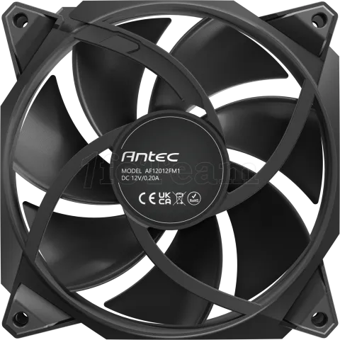 Photo de Lot de 3 Ventilateurs de boitier Antec Storm - 12cm (Noir)