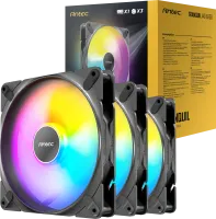 Photo de 3x Antec Tranquil aRGB 140 Noir