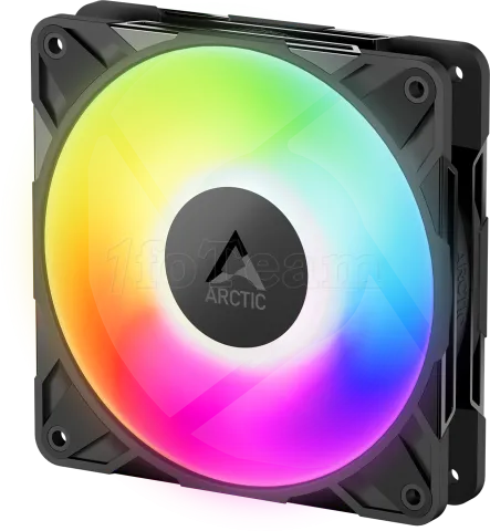 Photo de Lot de 3 Ventilateurs de boitier Arctic P12 Pro Low Noise RGB - 12cm (Noir)
