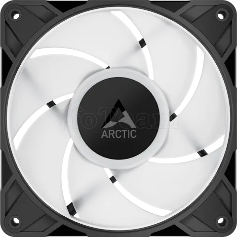 Photo de Lot de 3 Ventilateurs de boitier Arctic P12 Pro Low Noise RGB - 12cm (Noir)