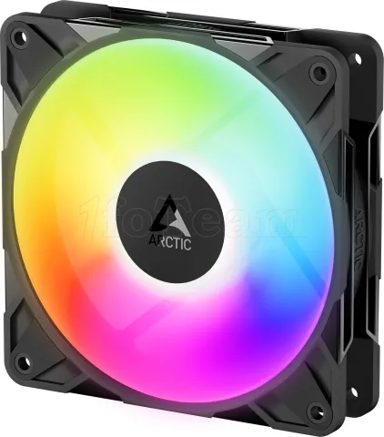 Photo de Lot de 3 Ventilateurs de boitier Arctic P12 Pro Reverse RGB - 12cm (Noir)
