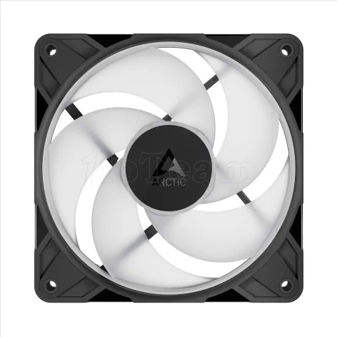 Photo de Lot de 3 Ventilateurs de boitier Arctic P12 Pro Reverse RGB - 12cm (Noir)