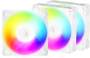 Photo de 3x Arctic P14 Pro Reverse RGB Noir