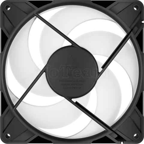 Photo de Lot de 3 Ventilateurs de boitier Arctic P14 Pro Reverse RGB - 14cm (Noir)