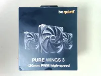 Photo de Lot de 3 Ventilateurs de boitier be quiet! Pure Wings 3 Haute Vitesse PWM - 12cm (Noir) -  ID 223645