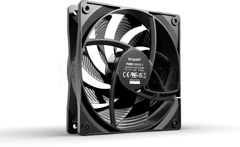 Photo de Lot de 3 Ventilateurs de boitier be quiet! Pure Wings 3 Haute Vitesse PWM - 12cm (Noir)