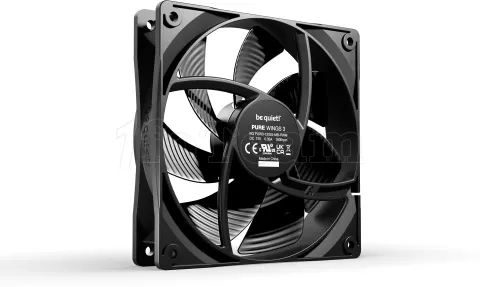 Photo de Lot de 3 Ventilateurs de boitier be quiet! Pure Wings 3 PWM - 12cm (Noir)