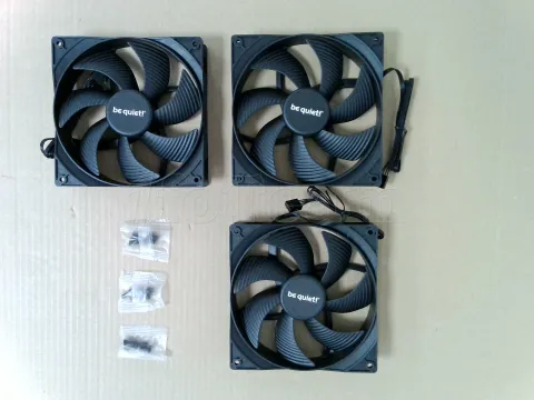 Photo de Lot de 3 Ventilateurs de boitier be quiet! Pure Wings 3 PWM - 14cm (Noir) - ID 224765