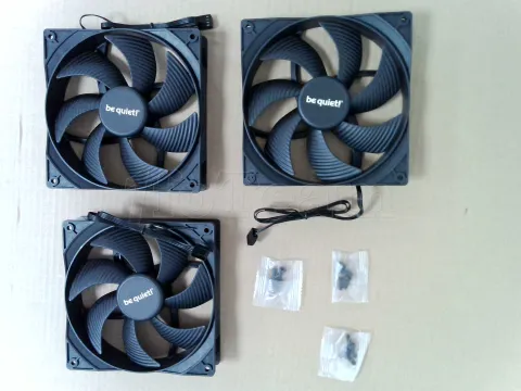 Photo de Lot de 3 Ventilateurs de boitier be quiet! Pure Wings 3 PWM - 14cm (Noir) - ID 224844