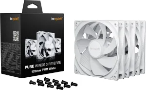 Photo de 3x bequiet PW3 PWM Rev 12cm Blanc
