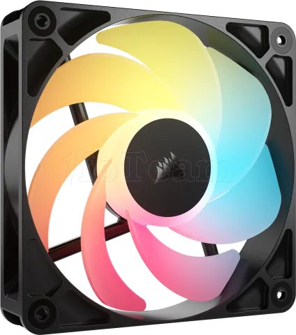 Photo de Lot de 3 Ventilateurs de boitier Corsair RS Reverse RGB - 12cm (Noir)
