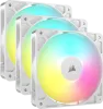Photo de 3x Corsair RS120 RGB Blanc