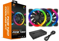 Photo de 3X Cougar Vortex FCB 12cm (Noir)
