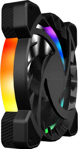 Photo de Lot de 3 Ventilateurs de boitier Cougar Vortex FCB RGB 12cm (Noir)