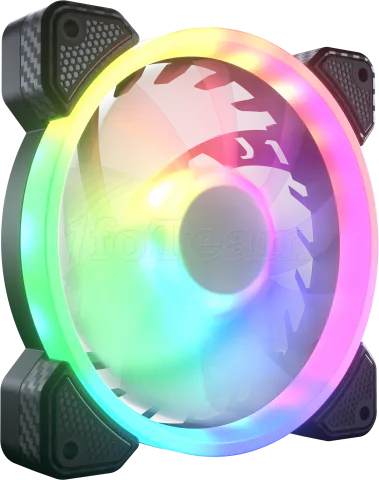 Photo de Lot de 3 Ventilateurs de boitier Cougar Vortex VX RGB 12cm (Noir)