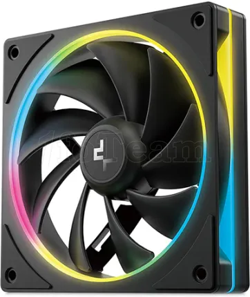 Photo de Lot de 3 Ventilateurs de boitier Deepcool FL12 SE aRGB - 12cm (Noir)