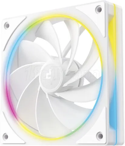 Photo de Lot de 3 Ventilateurs de boitier Deepcool FL12 SE Reverse RGB - 12cm (Blanc)