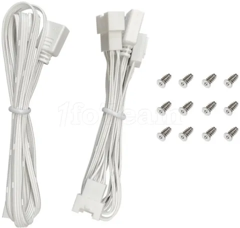 Photo de Lot de 3 Ventilateurs de boitier Deepcool FL12 SE RGB - 12cm (Blanc)