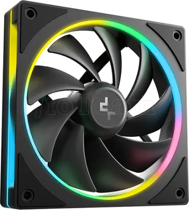 Photo de Lot de 3 Ventilateurs de boitier Deepcool FL12 SE RGB - 12cm (Noir)