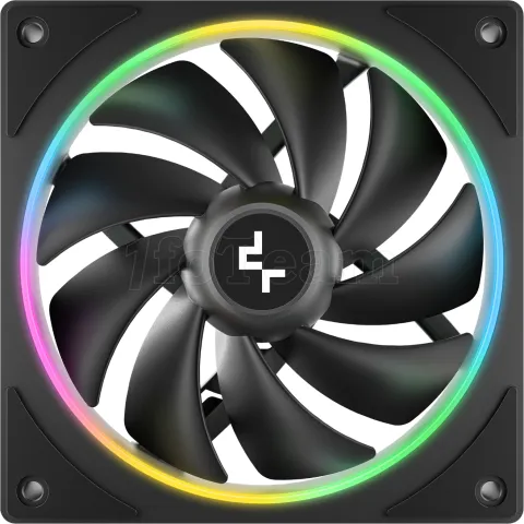 Photo de Lot de 3 Ventilateurs de boitier Deepcool FL12 SE RGB - 12cm (Noir)